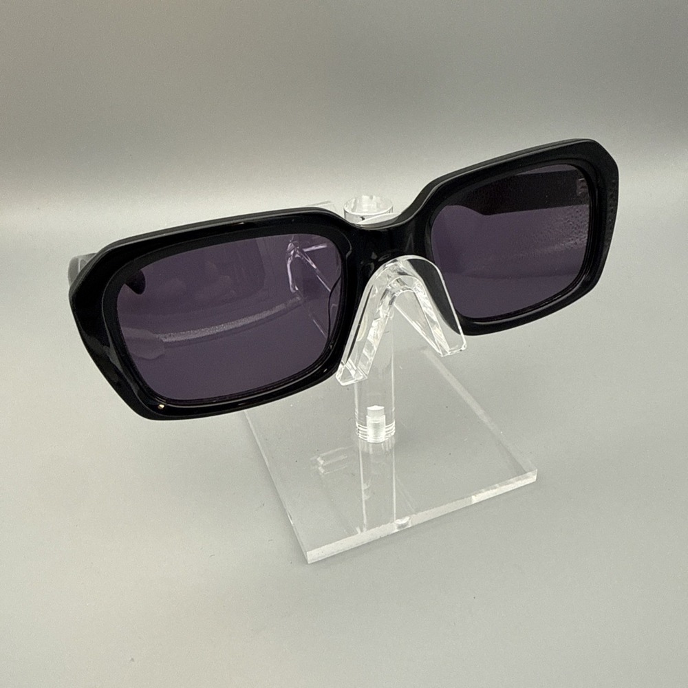 Banana Republic 90's Vintage Thick Black Frames Sunglasses PurplePolarized Lens